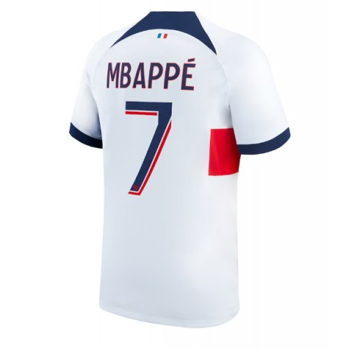 Fotbalové Dres Paris Saint-Germain Kylian Mbappe #7 Venkovní 2023-24 Krátký Rukáv